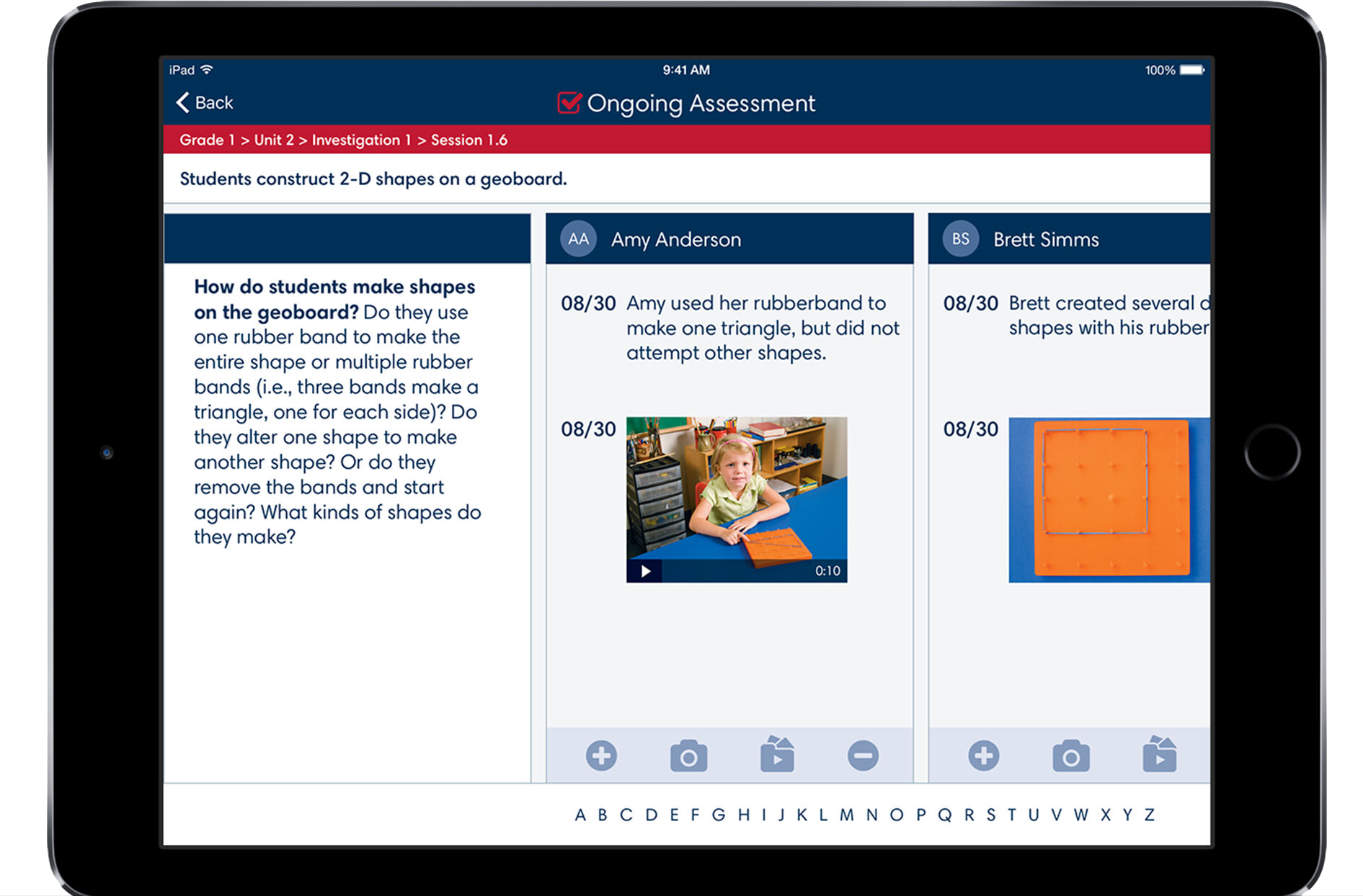 Ongoing assessments