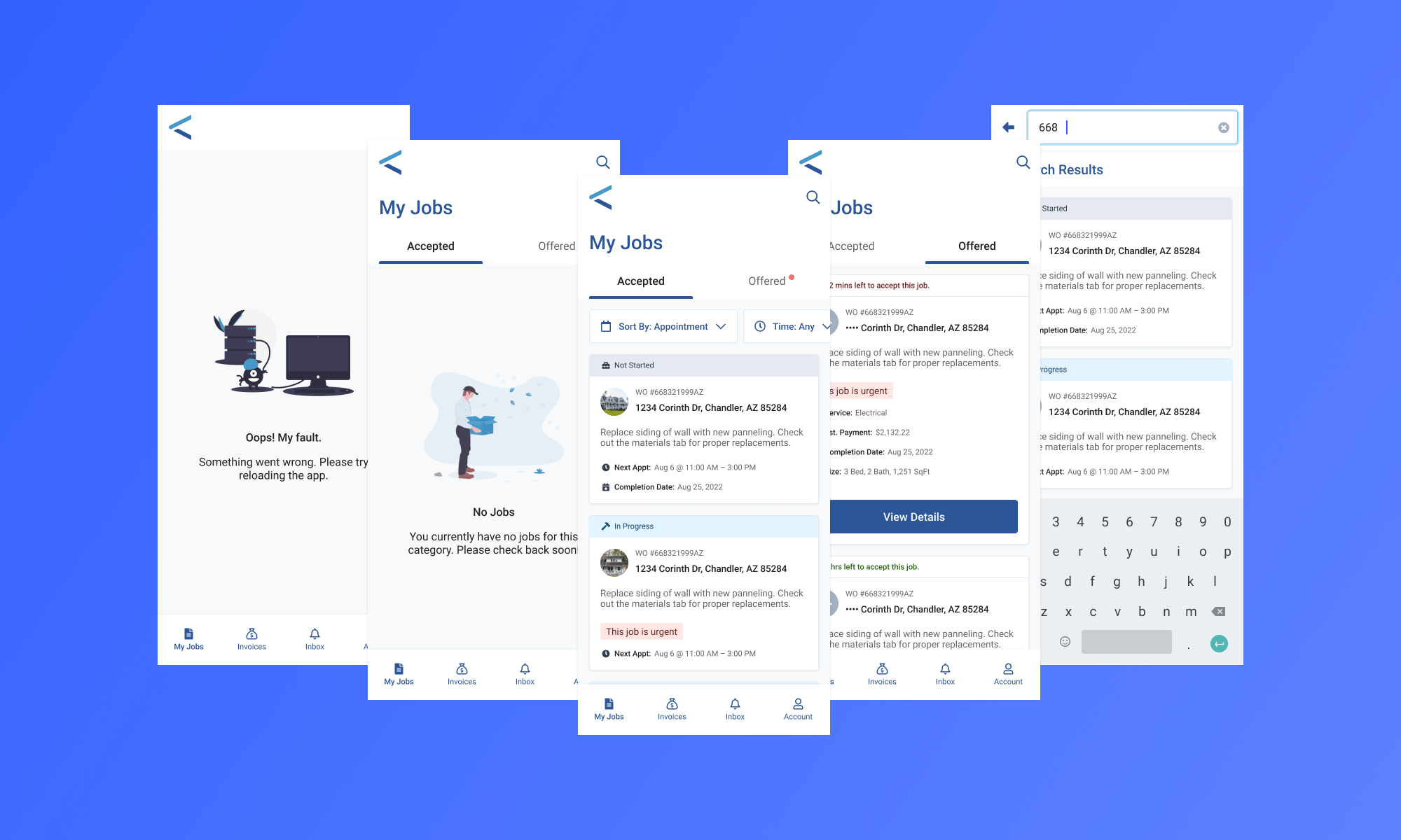 Dashboard overview